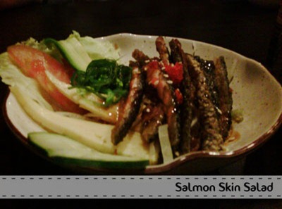 Salmon Skin Salad