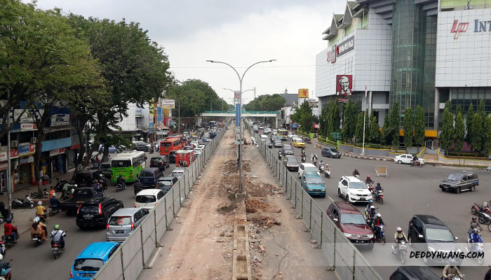 Zona 4 tempat ditemukan sisa peninggalan pipa Belanda