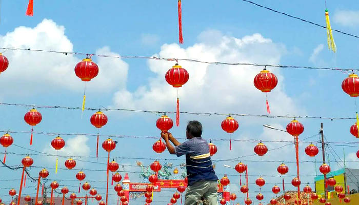 Lampion merah yang menjadi ciri khas Tahun Baru Imlek. Foto : instagram.com/itsreivo