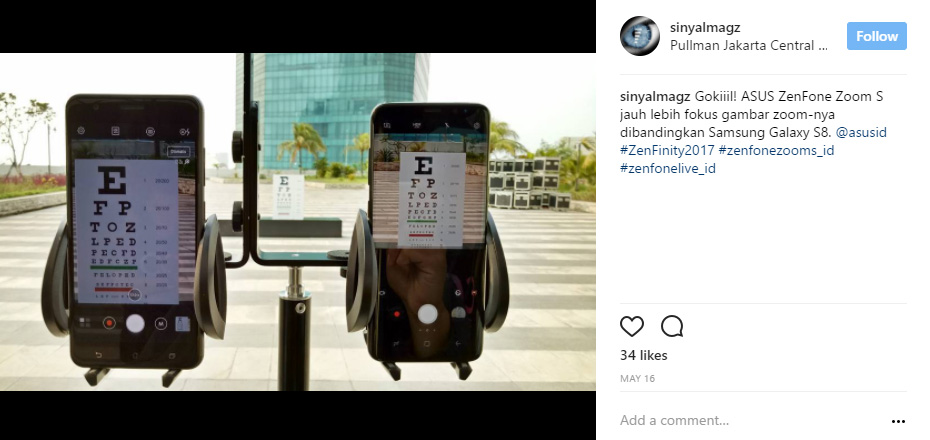 hasil foto zenfone zoom s