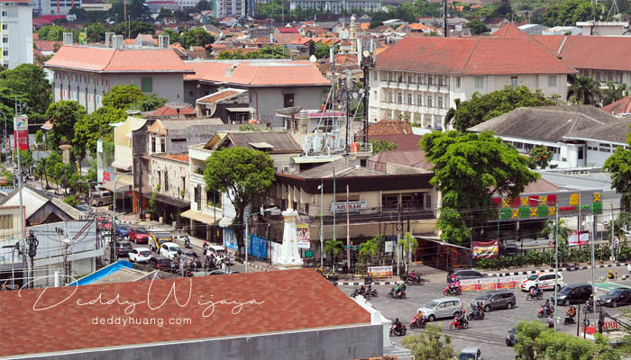 Pemandangan Tugu Jogja dari The 101 Yogyakarta Tugu Hotel