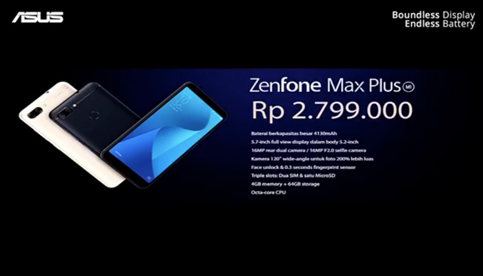 harga ZenFone Max Plus M1