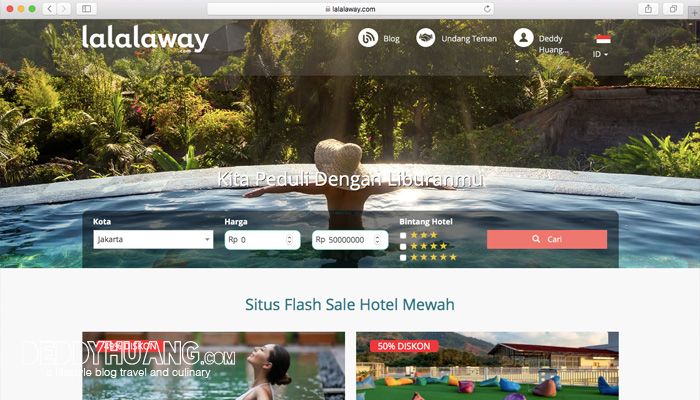 Cara booking hotel mewah lewat lalalaway