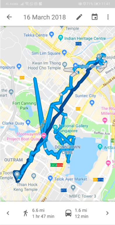 rute jalan di Singapura