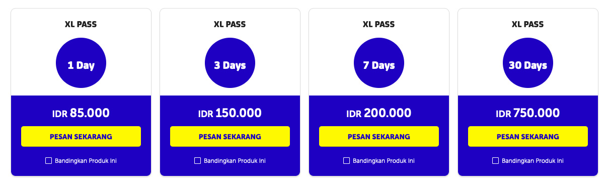 paket data roaming xl pass