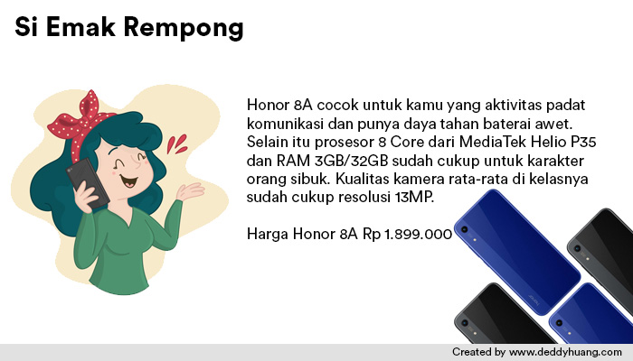 harga honor 8a