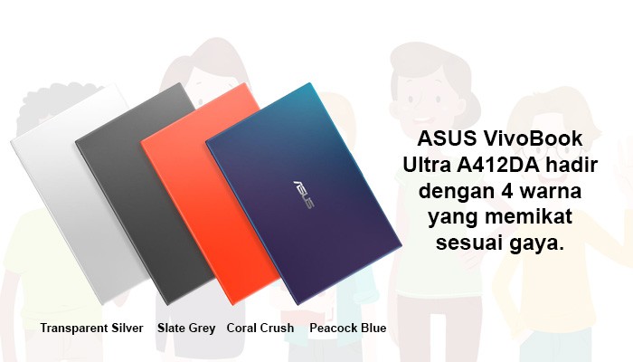 warna ASUS VivoBook A412DA