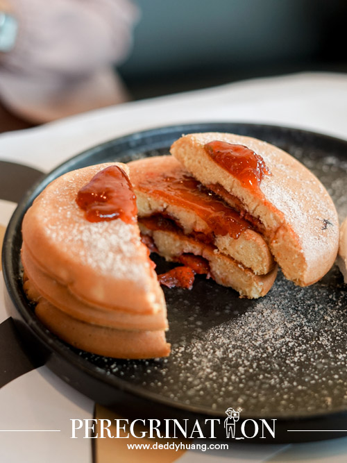 Hot Jam Donut Pancake