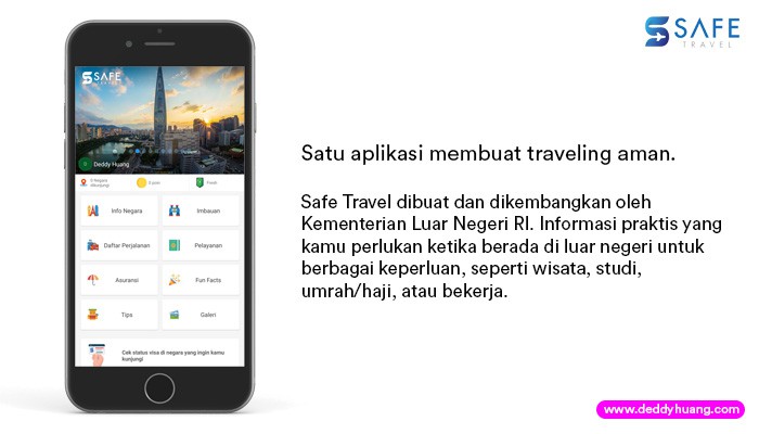 aplikasi safe travel