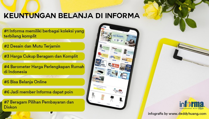 keuntungan belanja di informa