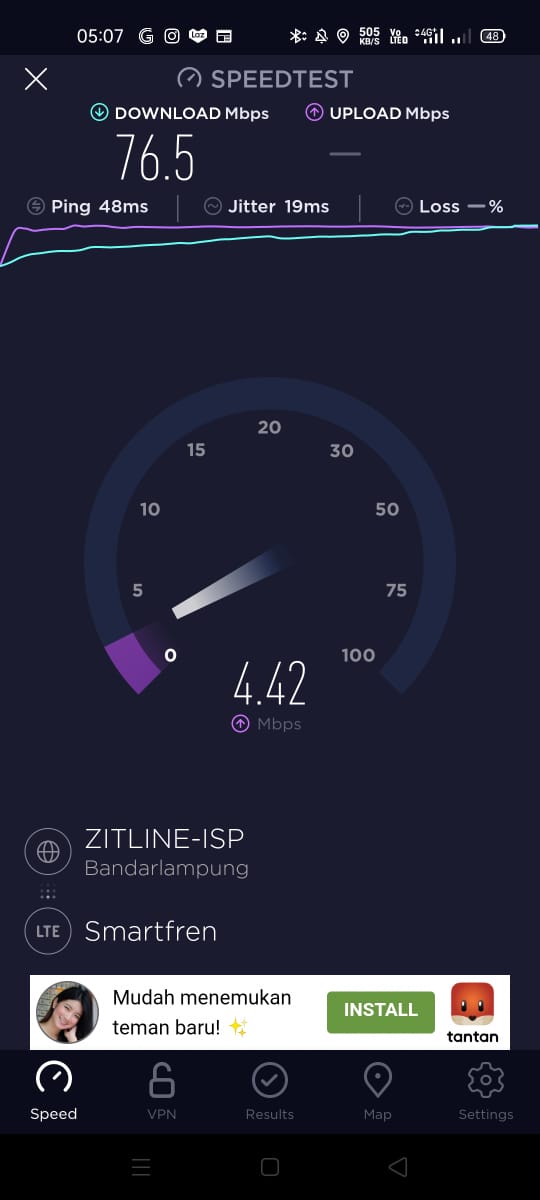 speedtest smartfren unlimited