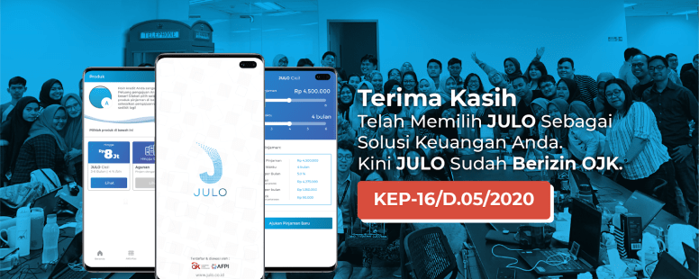 julo terdaftar di ojk