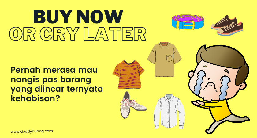 buy now or cry later