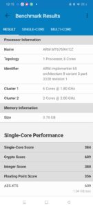 benchmark realme Narzo 50A