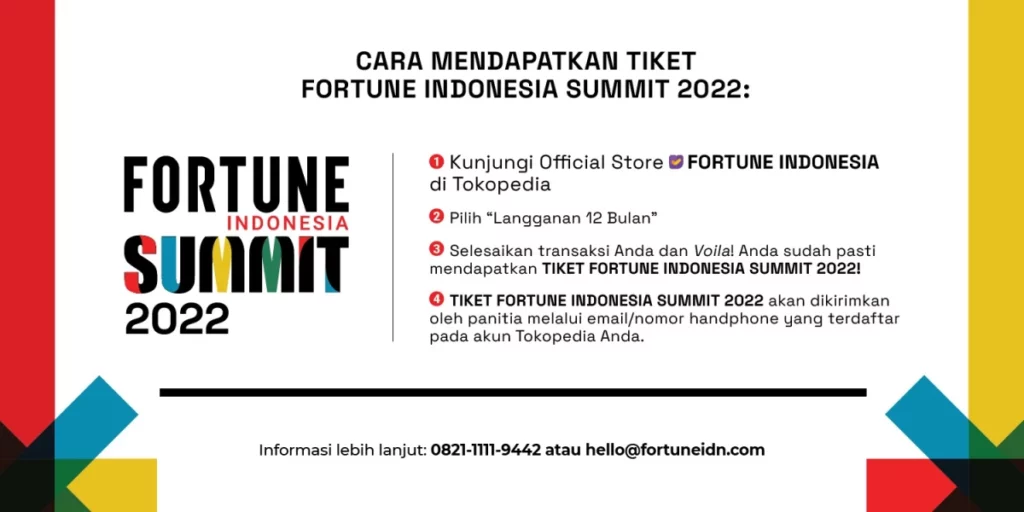 tiket FORTUNE Indonesia Summit 2022