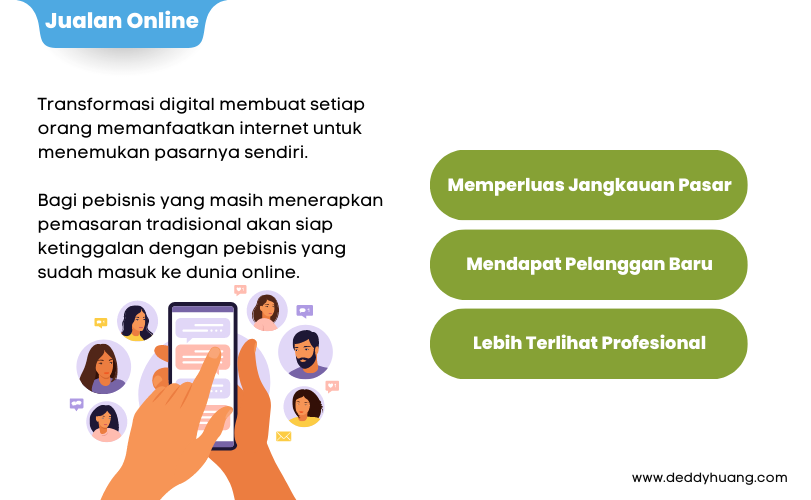 ciri jualan online