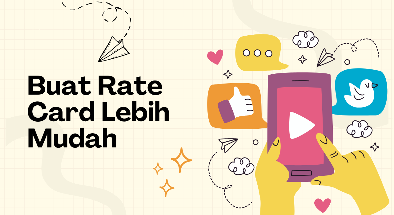 Buat rate card KOL lebih mudah dan praktis dengan AI