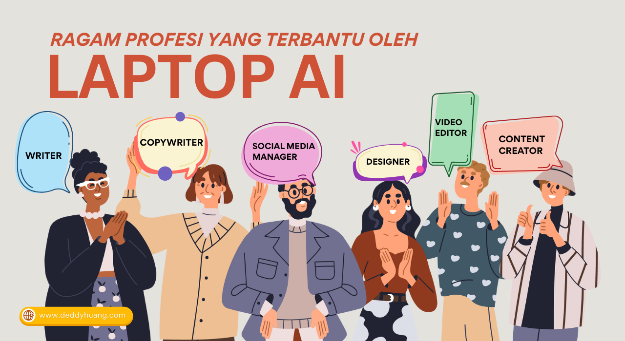 Daftar Profesi Kreatif yang Terbantu dengan Laptop Berbasis AI